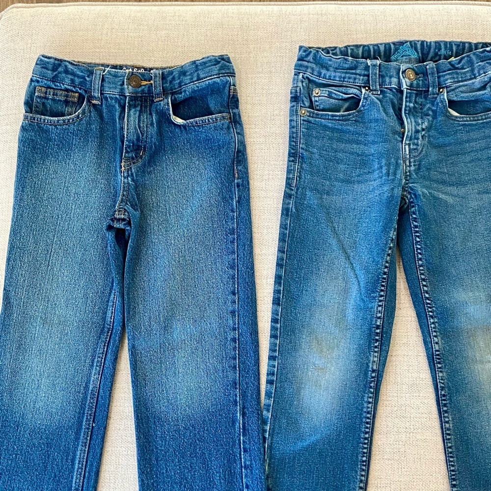 Cat & Jack Women's Straight Leg Blue Jeans